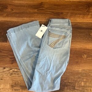 7 For All Mankind Dojo Jeans 25 Lightwash